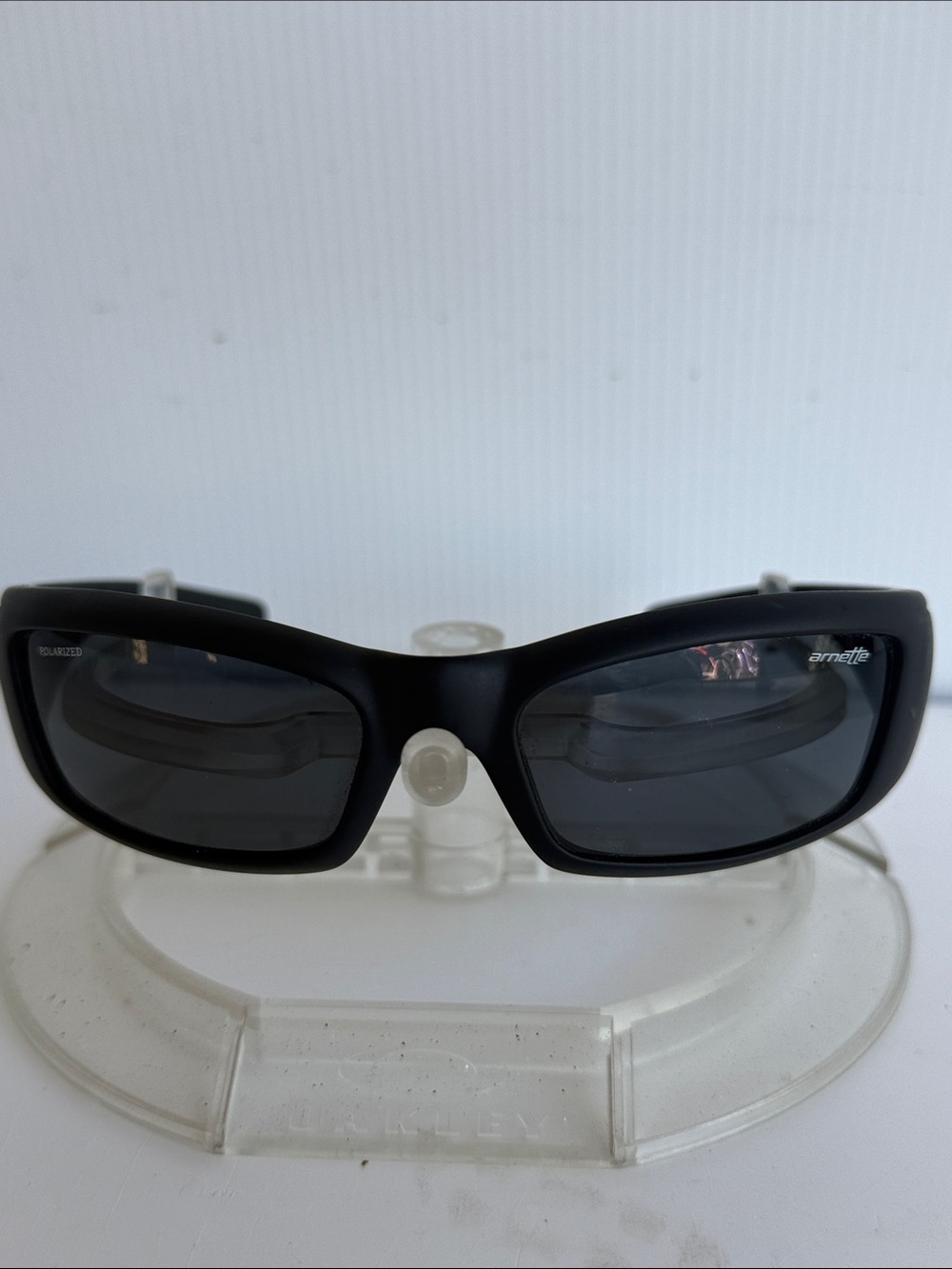 Y2K Arnette AN 4025 RAGE Polarized Sunglasses Matte Black Gray Polarized - Picture 2 of 6